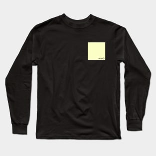 .completely empty Long Sleeve T-Shirt